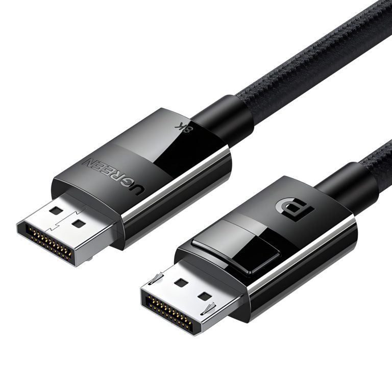 UGREEN DP114 8K DisplayPort Male to Male Braided Cable 2m Black