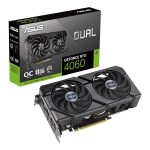 Asus Dual GeForce RTX 4060 EVO OC 8G GDDR6 Graphics Card Black