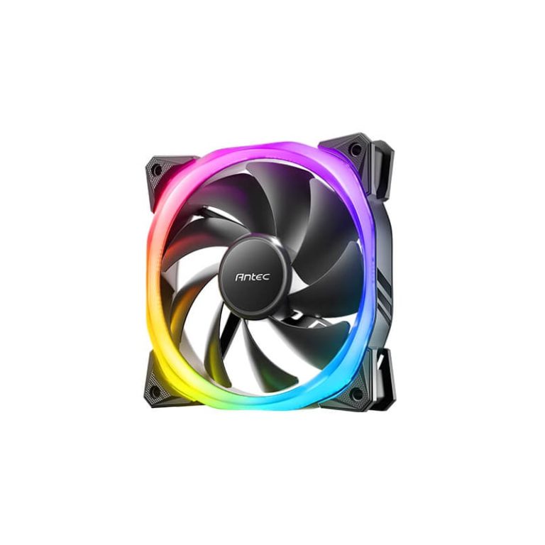Antec FUSION 120mm ARGB Case Fan Black Black