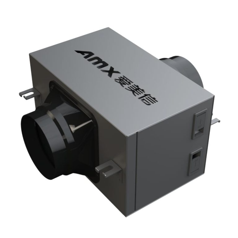 AMX 100mm/4" HEPA Filter box 3 layer Black/Grey