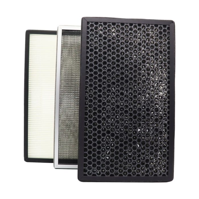 AMX 200mm/8" HEPA Filter Replacement 3 layer Black/Grey/White