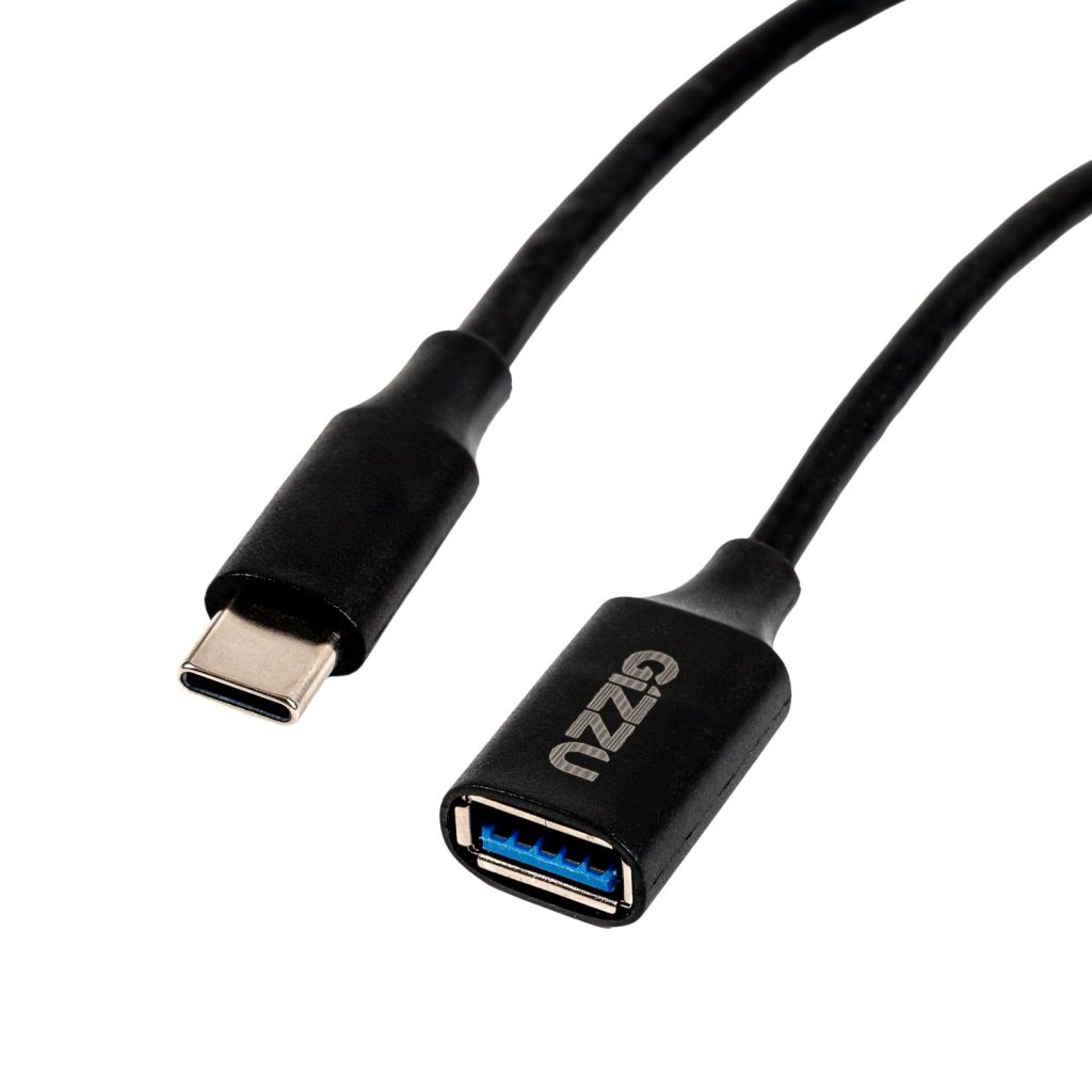 Gizzu Type-C to USB3.0 OTG Adapter Black