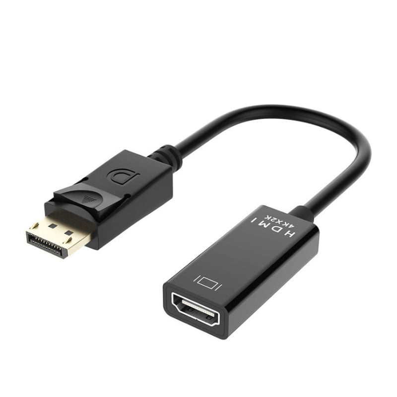 Gizzu 4K DisplayPort to HDMI Active Adapter Poly Black