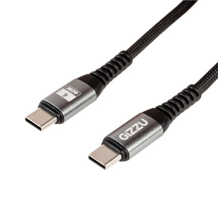 GIZZU 60W 480Mbps Type-C 1m Cable Black