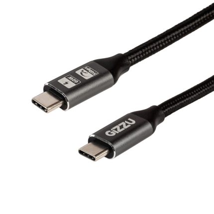 GIZZU 60W 5Gbps Type-C 1m Cable Black
