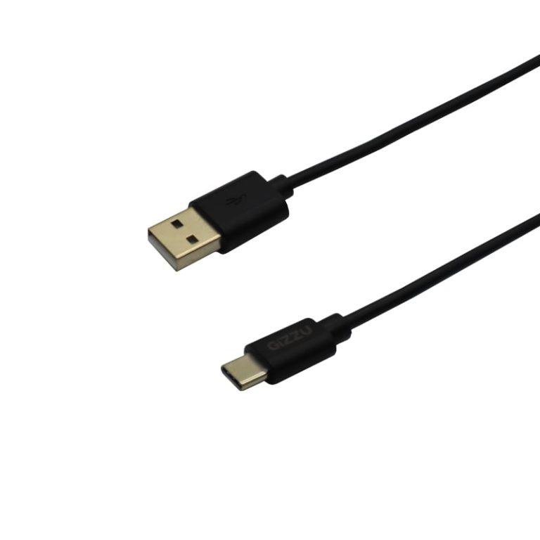 Gizzu USB to Type-C Cable 1m Poly Black