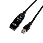 Gizzu USB3.0 Active Extension Cable 10m Black