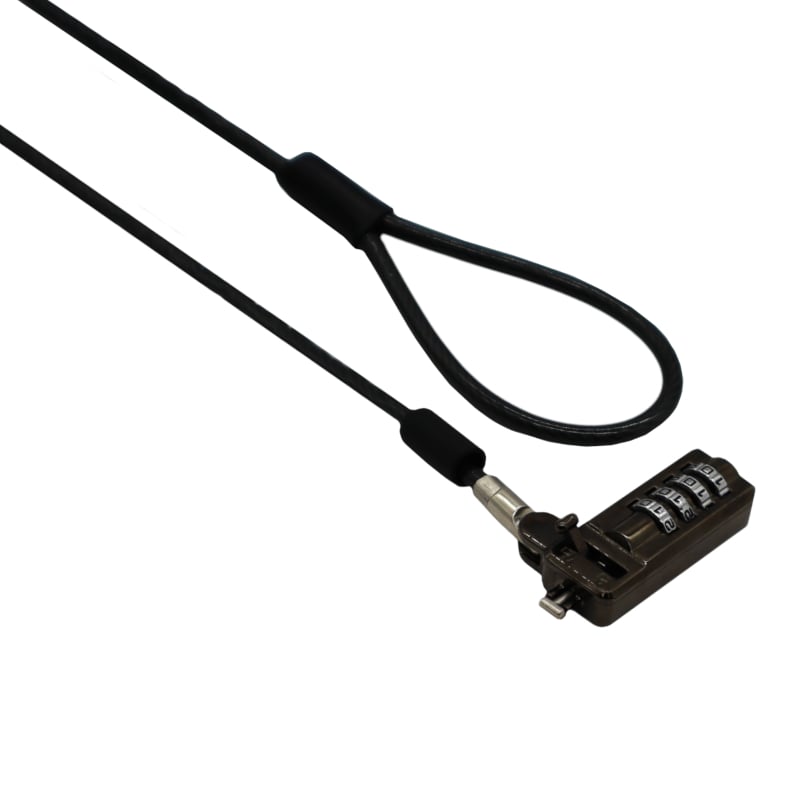GIZZU 2m Slimline Combination Notebook and Ultrabook Cable Lock -