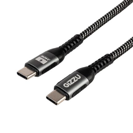 GIZZU 240W 480Mbps Type-C 1m Cable Black