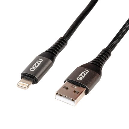 GIZZU 12W USB to Lightning 1m Cable Black