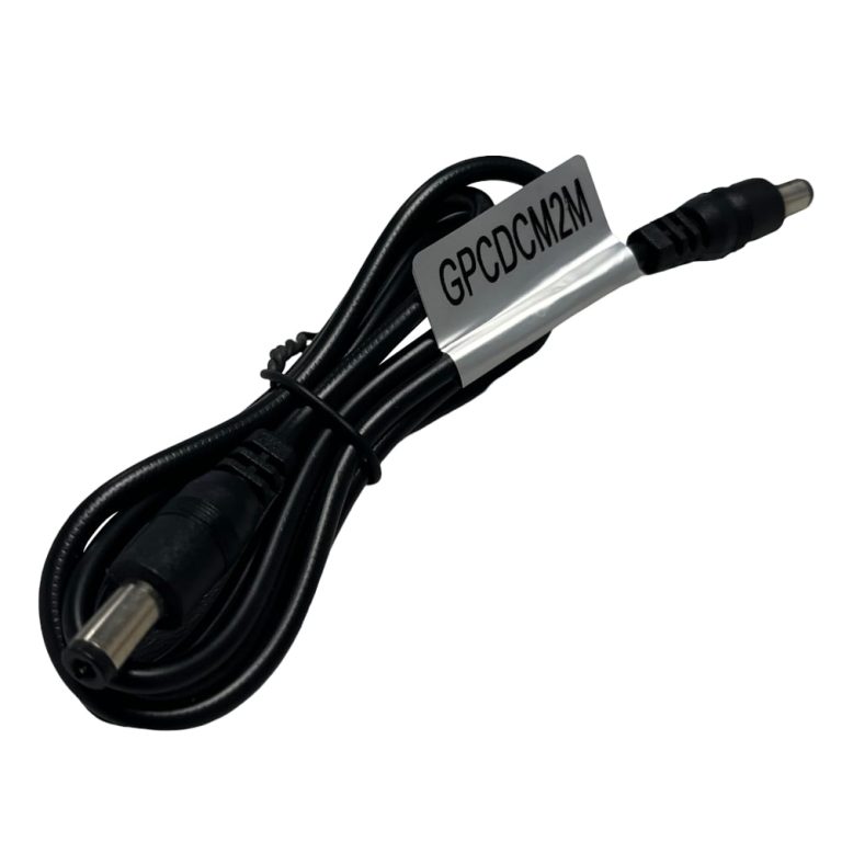 GIZZU Power Cable DC 12V Male to Male Extender 1.2M Black