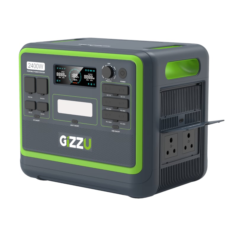 Gizzu Hero Pro 2048Wh UPS Power Station Black