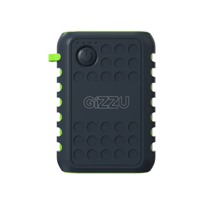 Gizzu Rugged Power Bank 10000mAh 18W Black/Green