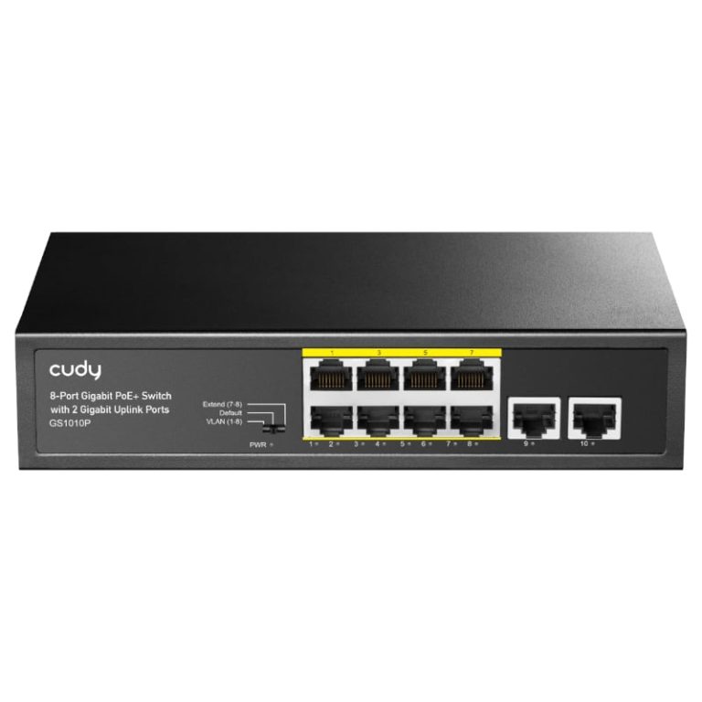 Cudy 8-Port Gigabit PoE+ Unmanaged Switch Grey