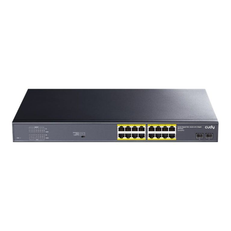 Cudy 16-Port PoE+ Unmanaged Switch Grey