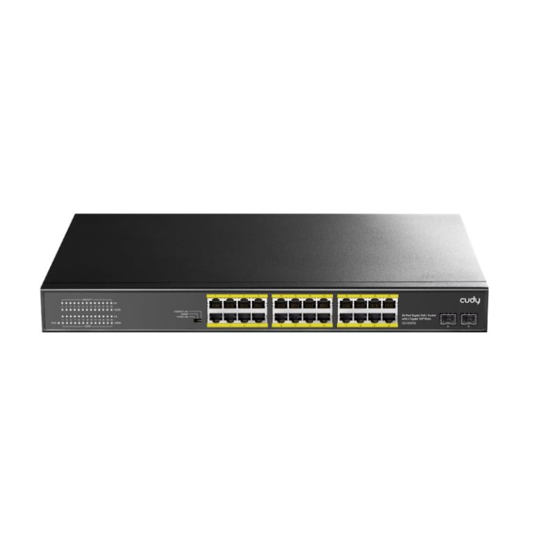 Cudy 24-Port Gigabit PoE+ Unmanaged Switch Grey