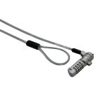 GIZZU 1.8m Nano Combination Lock Security Cable Silver
