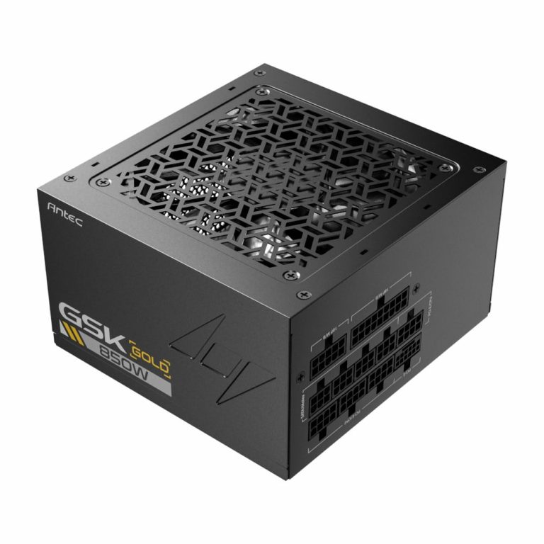 Antec GSK 850W PCIe 5.1 Gen5 80 PLUS Gold Fully Modular Power Supply Black