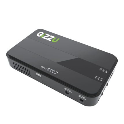 GIZZU 36W 32Wh 8800mAh Mini Dual DC UPS Lithium - Black Black