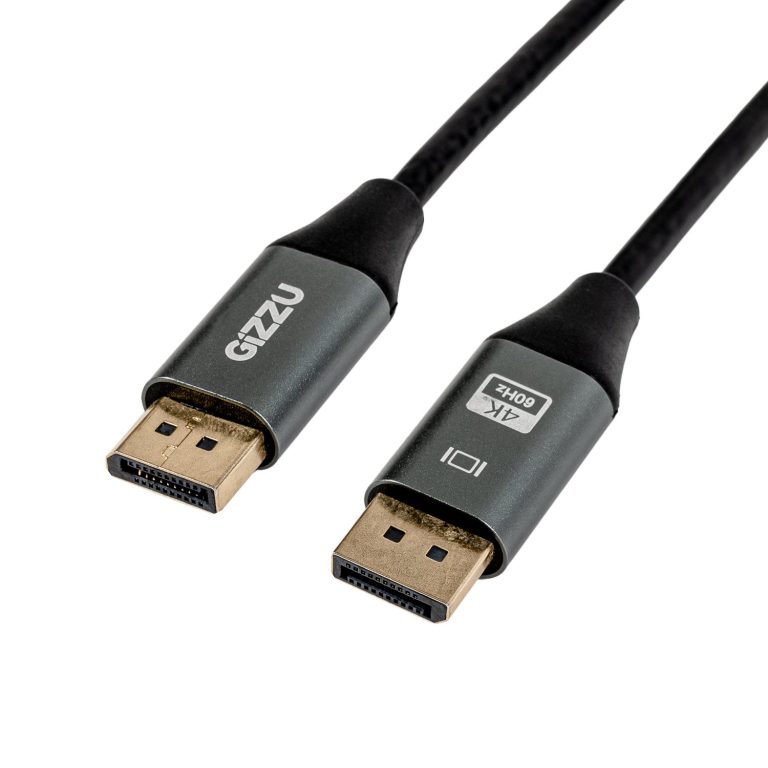 Gizzu 4K60Hz DisplayPort to DisplayPort Cable 1.5M Black