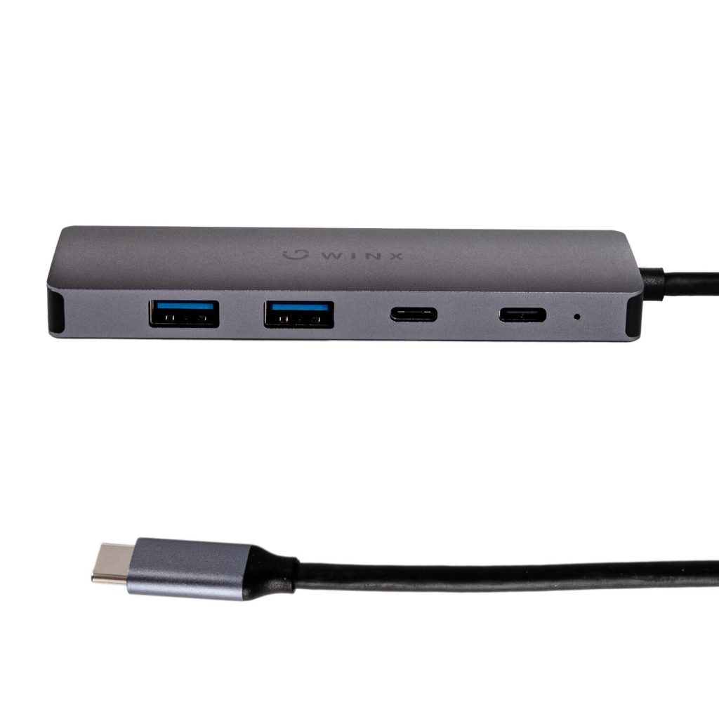 WINX CONNECT Essential 5-in-1 Type-C Hub Sandblasted anodized gray