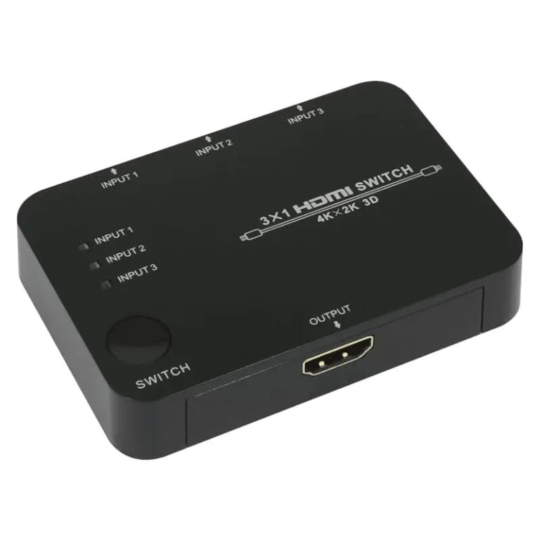 HDCVT SWITCH HDMI 2.0 3-1 Black
