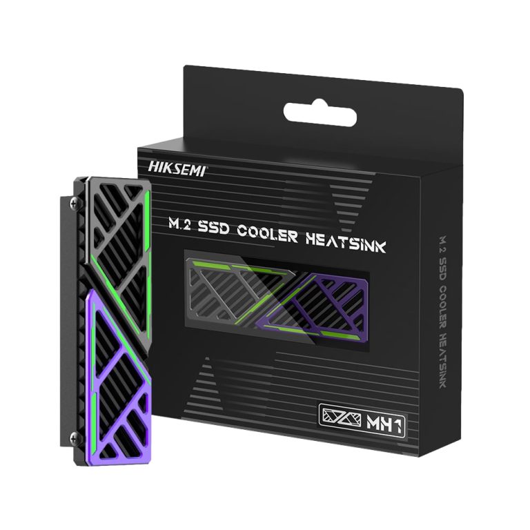 Hiksemi M.2 SSD COOLER HEATSINK MH1 Black/Purple