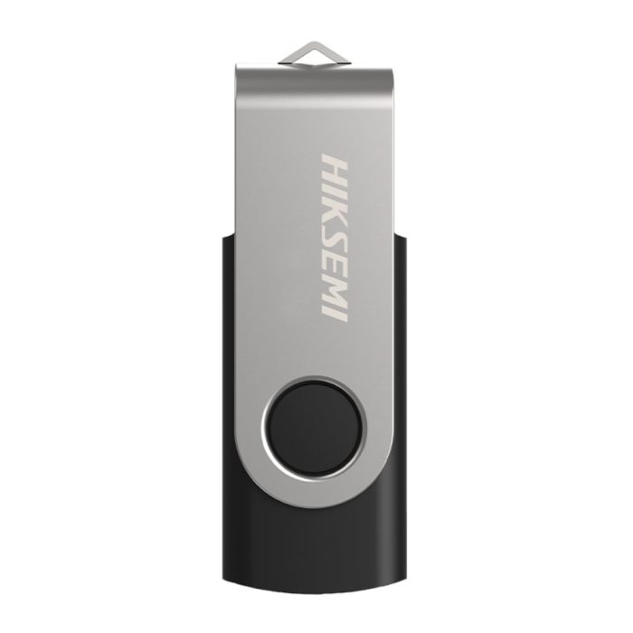 HIKSEMI Rotary Series 128GB USB3.0 Flash Drive Black/Silver