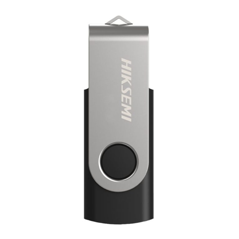 HIKSEMI Rotary Series 128GB USB3.0 Flash Drive Black/Silver