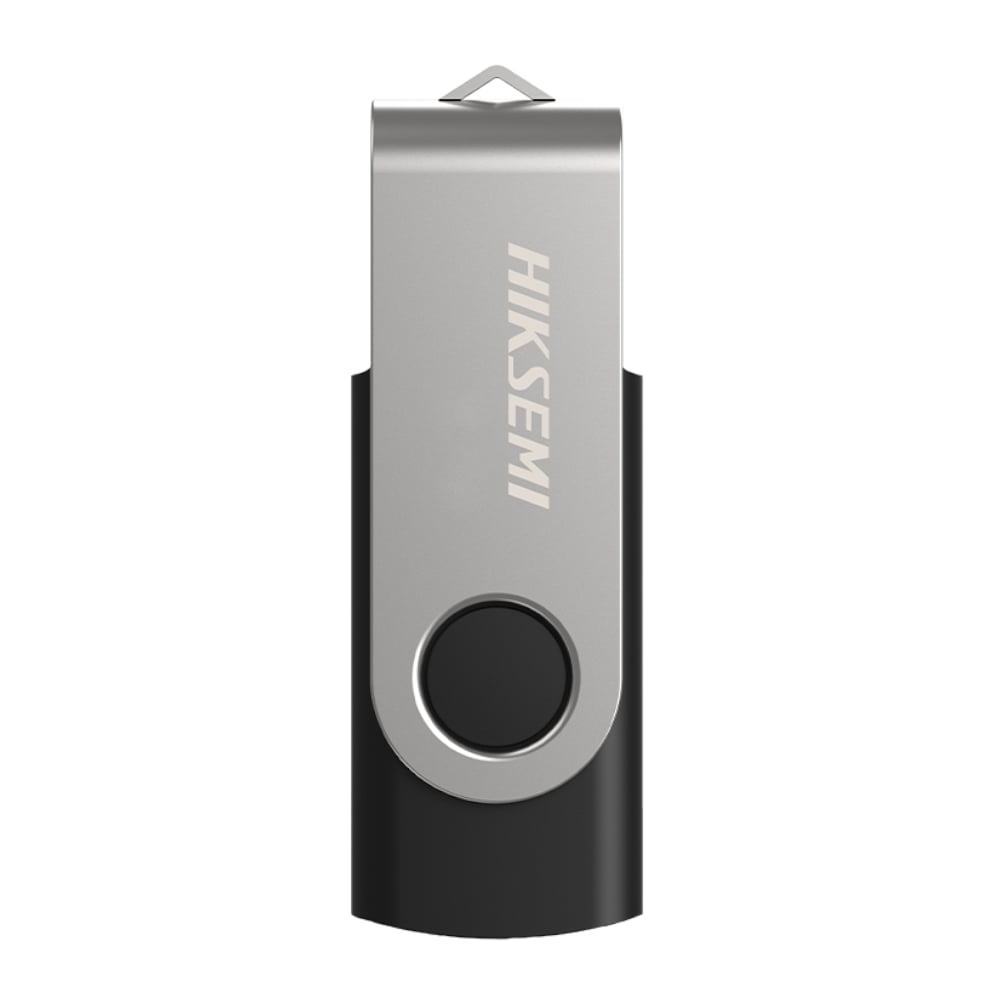 HIKSEMI Rotary Series 128GB USB3.0 Flash Drive Black/Silver