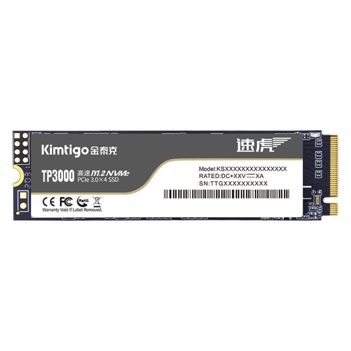 Kimtigo TP3000 1TB GEN3 M.2 NVMe SSD Black