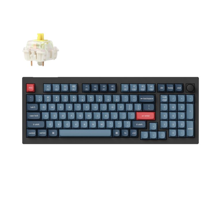 Keychron V5 Max Wireless Custom Keyboard - BANANA Switch -