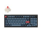 Keychron V5 Max Wireless Custom Keyboard - RED Switch Black
