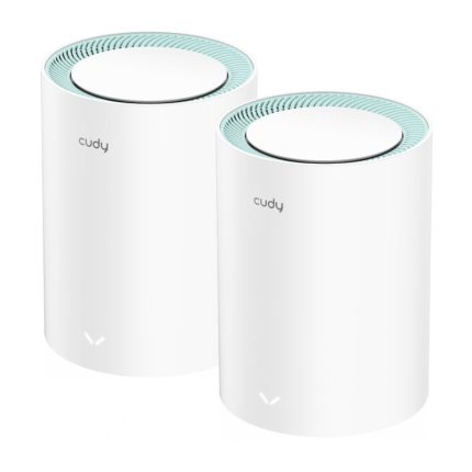 Cudy AC1200 Wi-Fi Mesh Kit 2 Pack With Gigabit White