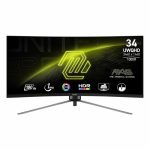 MSI MAG345CQR 34" Curved Gaming Monitor 3440x1440 (UWQHD) VA 1ms 180Hz -
