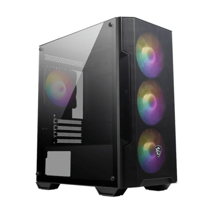 MSI MAG FORGE M100A mATX RGB GAMING CASE Black