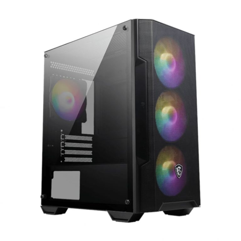 MSI MAG FORGE M100A mATX RGB GAMING CASE Black