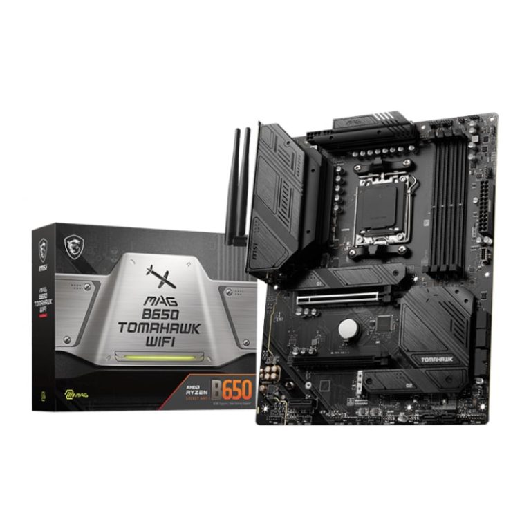 MSI MAG B650 TOMAHAWKWIFI AMD AM5 ATX Gaming Motherboard Black