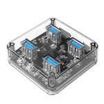 ORICO 4 Port USB3.0 Transparent Hub Transparent