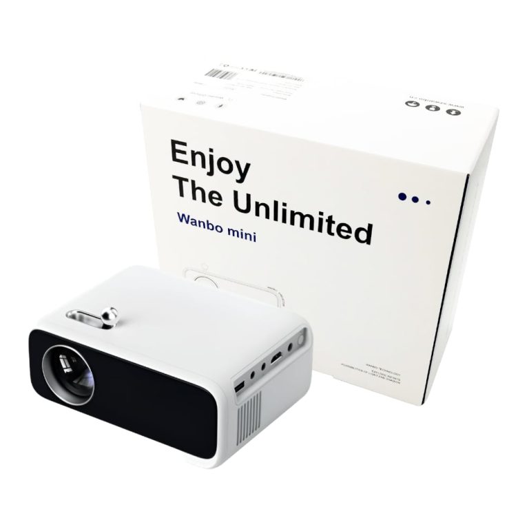 WANBO MINI PRO 720p 250ANSI Android 9.0 Smart Projector - White White