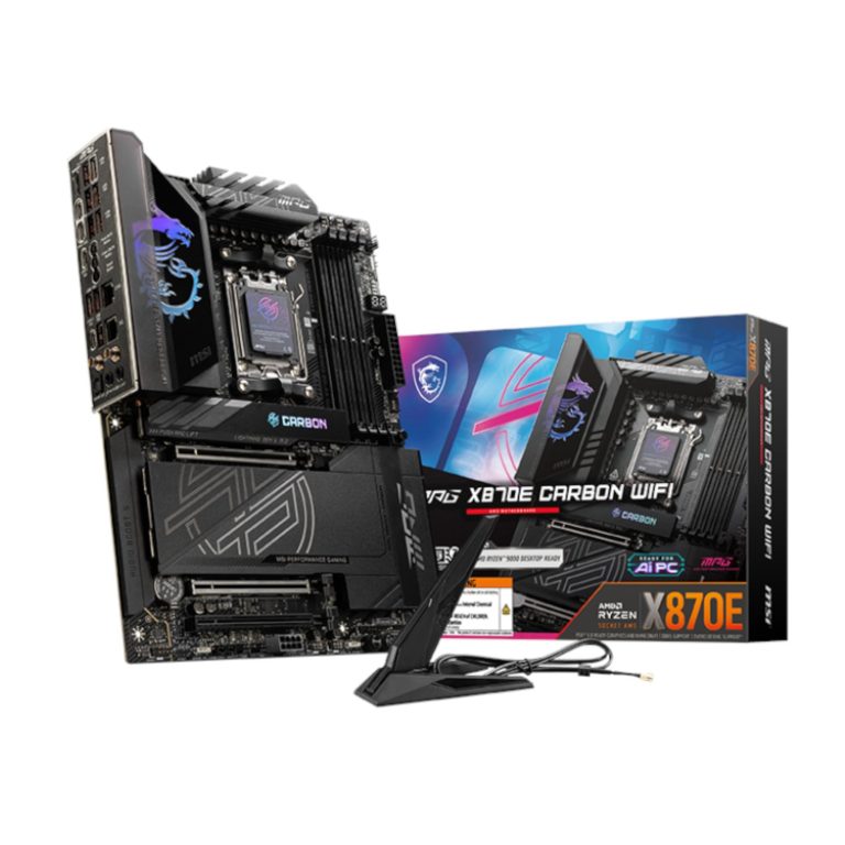 MSI MAG X870E CARBON WIFI ATX Motherboard Black
