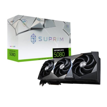 MSI GeForce RTX 5080 SUPRIM SOC 16G Graphics Card Dark Grey