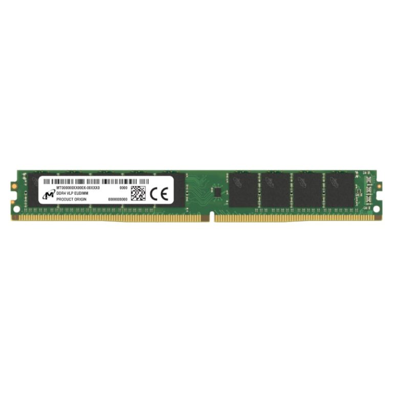 Micron MTA18ASF2G72AZ-3G2R1R 16GB 3200MHz DDR4 ECC UDIMM Memory Green/Black