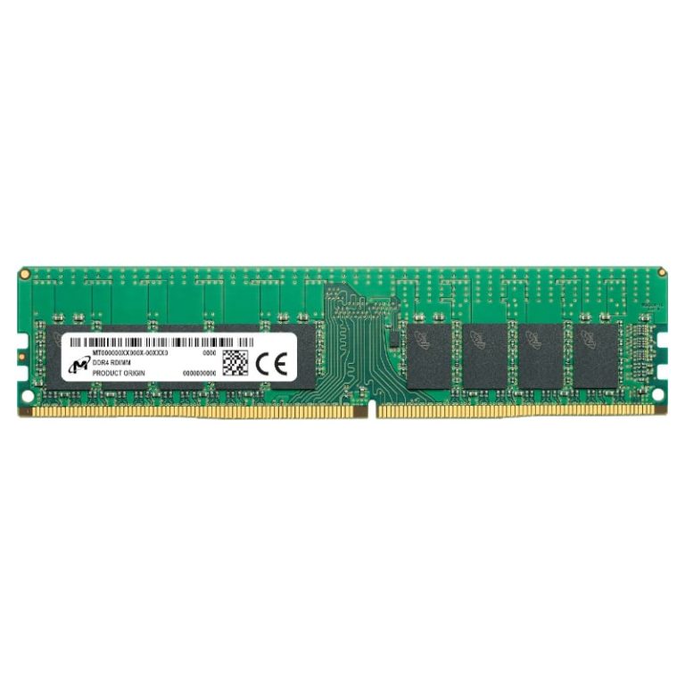 Micron MTA18ASF2G72PDZ-3G2R1R 16GB 3200Mhz DDR4 RDIMM Memory Green
