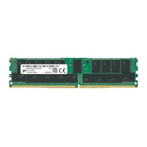 Micron MTA36ASF8G72PZ-3G2R 64GB 3200MHz DDR4 RDIMM Memory Green/Black