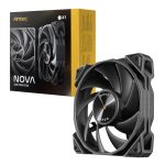Antec NOVA 120 PWM Fan with Speed Controller - Black Black