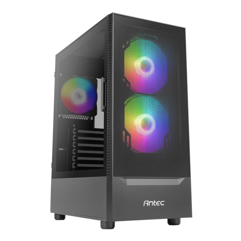 Antec NX410 V2 ATX | Micro-ATX | ITX ARGB Mid-Tower Gaming Chassis - Black Black