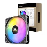 Antec P12 PWM 120mm ARGB Reverse Case Fan - Black Black