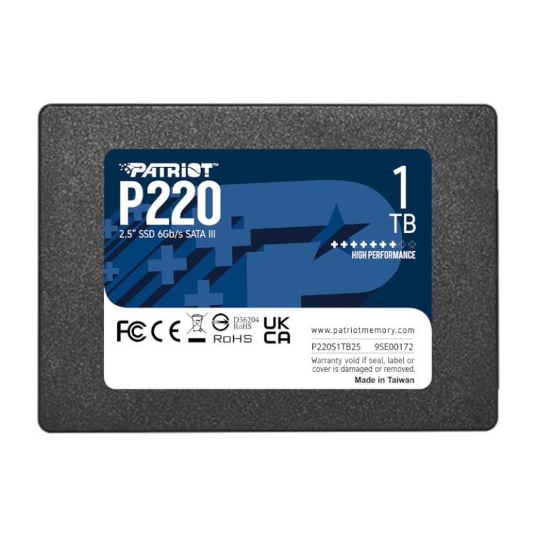 Patriot P220 1TB 2.5" SSD Black