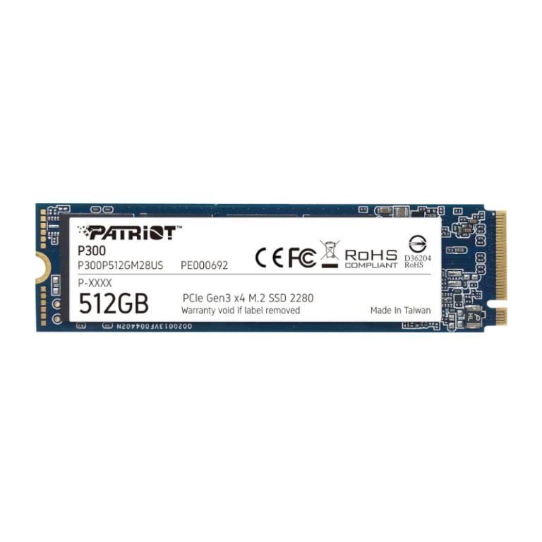 Patriot P300 512GB M.2 PCIe NVMe SSD Dark Blue